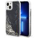 Guess case for iPhone 14 6,1&quot; GUHCP14SLCSGSGK black hard case Liquid Glitter Marble 3666339127282