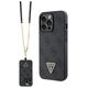 Guess case for iPhone 13 Pro 6,1&quot; GUHCP13LP4TDSCPK black HC PU Leather Metal Logo Strass Crossbody 3666339146740