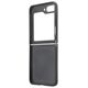 Guess case for Samsung Z Flip5 GUHCZF5HGGSHK black PU/TPU Glitter Script 3666339173951
