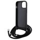 Karl Lagerfeld case for iPhone 15 6,1&quot; KLHCP15SSASKNPSK black HC Saffiano Ikonik Metal Pin Monogram Crossbody 3666339165871