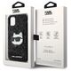 Karl Lagerfeld case for iPhone 11 / XR KLHCN61G2CPK black hardcase Glitter Choupette Patch 3666339170028