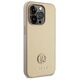 Guess case for iPhone 15 Pro 6,1&quot; GUHCP15LPS4DGPD gold HC PU 4G Metal Logo Strass 3666339151027
