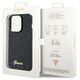 Guess case for  iPhone 14 Pro Max 6,7&quot; GUHCP14XPMSDGSK HC PU DISCO SCRIPT METAL BLACK 3666339173425