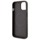 Guess case for  iPhone 15 6,1&quot; GUHMP15SP4RPSW HC MAGSAFE 4G PRINTED STRIPES BROWN 3666339203443