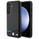 BMW case for Samsung Galaxy S24 black Leather Carbon 3666339242657