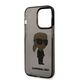 Karl Lagerfeld case for iPhone 14 Pro 6,1&quot; KLHCP14LHNIKTCK black hardcase Ikonik Karl Lagerfeld 3666339087067