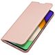 Case SAMSUNG GALAXY A03S with a flip Dux Ducis Skin Leather light pink 6934913049716