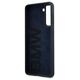 Original Case SAMSUNG GALAXY S21+ BMW Hardcase Silicone Signature (BMHCS21MSILNA) navy blue 3700740497364