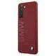 Original Case SAMSUNG GALAXY S21+ BMW Hardcase Silicone Signature Logo (BMHCS21MSLBLRE) red 3700740497425