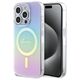 Original Case APPLE IPHONE 15 PRO Guess Hardcase IML Iridescent MagSafe (GUHMP15LHITSU) purple 3666339154806