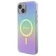 Original Case APPLE IPHONE 15 Guess Hardcase IML Iridescent MagSafe (GUHMP15SHITSU) purple 3666339154783