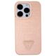 Original Case APPLE IPHONE 15 PRO MAX Guess Hardcase Croco Triangle Metal Logo (GUHCP15XPCRTHCP) pink 3666339152291