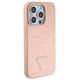 Original Case APPLE IPHONE 15 PRO MAX Guess Hardcase Croco Triangle Metal Logo (GUHCP15XPCRTHCP) pink 3666339152291