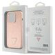 Original Case APPLE IPHONE 15 PRO MAX Guess Hardcase Croco Triangle Metal Logo (GUHCP15XPCRTHCP) pink 3666339152291