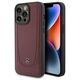 Case APPLE IPHONE 15 PRO Mercedes Leather Urban Line (MEHCP15LARMRE) red 3666339171834