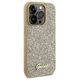 Original Case IPHONE 14 PRO Guess Hardcase Disco Metal Script (GUHCP14LPMSDGSD) gold 3666339173555