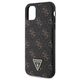 Original Case IPHONE 11 Guess Hardcase 4G Triangle Metal Logo (GUHCN61PG4GPK) black 3666339225667