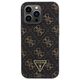 Original Case IPHONE 13 PRO MAX Guess Hardcase 4G Triangle Metal Logo (GUHCP13XPG4GPK) black 3666339225711