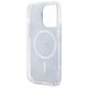 Original Case APPLE IPHONE 15 PRO Guess Hardcase IML 4G MagSafe (GUHMP15LH4STB) blue 3666339194642