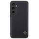 Original Case SAMSUNG GALAXY S24+ Mercedes Hardcase Leather Curved Stitches (MEHCS24M23RBCSK) black 3666339240981