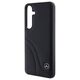 Original Case SAMSUNG GALAXY S24 Mercedes Hardcase Leather Curved Stitches (MEHCS24S23RBCSK) black 3666339240974