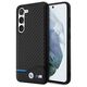 Original Case SAMSUNG GALAXY S23+ BMW Leather Carbon (BMHCS23M22NBCK) black 3666339114589