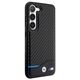 Original Case SAMSUNG GALAXY S23+ BMW Leather Carbon (BMHCS23M22NBCK) black 3666339114589