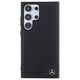 Original Case SAMSUNG GALAXY S24 ULTRA Mercedes Hardcase Leather Debossed Line MagSafe (MEHMS24L23RBGVK) black 3666339240967