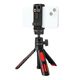 Puluz Selfie Stand Tripod PULUZ with Phone Clamp for Smartphones (Red) 063432  PU637R έως και 12 άτοκες δόσεις 5906168430992