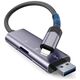 Card Reader SD + Micro SD Lightning + USB Tech-Protect UltraBoost grey 5906302307845