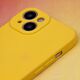 Silicon case for Samsung Galaxy A15 4G / A15 5G yellow 5907457755567