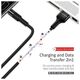 Cable 2A 1.2m USB - USB-C Usams U5 SJ221TC01 (US-SJ221) black 6958444956633