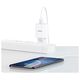 Wall Charger 2.1A + Cable 1m USB - Lightning Usams T21 Fast Charging T21OCLN01 white 6958444969916