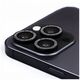 Set of lens glasses for iPhone 15 Pro 6,1&quot; black glitter (3 pcs) 5907457751439