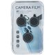 Set of lens glasses for iPhone 15 Pro 6,1&quot; black glitter (3 pcs) 5907457751439