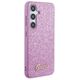Original Case SAMSUNG GALAXY S24+ Guess Hardcase Glitter Script (GGUHCS24MHGGSHU) purple 3666339241346