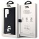 Original Case SAMSUNG GALAXY S24 ULTRA Karl Lagerfeld Hardcase Silicone Karl&Choupette Metal Pin (KLHCS24LSMHKCNPK) black 3666339259167