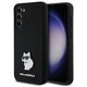 Original Case SAMSUNG GALAXY S24+ Karl Lagerfeld Silicone Choupette Metal Pin (KLHCS24MSMHCNPK) black 3666339259181