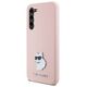 Original Case SAMSUNG GALAXY S24+ Karl Lagerfeld Silicone Choupette Metal Pin (KLHCS24MSMHCNPP) pink 3666339259211