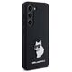 Original Case SAMSUNG GALAXY S24 Karl Lagerfeld Silicone Choupette Metal Pin (KLHCS24SSMHCNPK) black 3666339259174