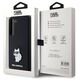 Original Case SAMSUNG GALAXY S24 Karl Lagerfeld Silicone Choupette Metal Pin (KLHCS24SSMHCNPK) black 3666339259174
