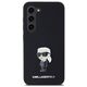 Original Case SAMSUNG GALAXY S24 Karl Lagerfeld Silicone Ikonik Metal Pin (KLHCS24SSMHKNPK) black 3666339259235