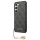 Original Case SAMSUNG GALAXY A55 5G Guess Hardcase 4G Charms Collection (GUHCSA55GF4GGR) black 3666339259679