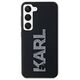 Original Case SAMSUNG GALAXY S24 Karl Lagerfeld Hardcase 3D Rubber Glitter Logo (KLHCS24S3DMBKCK) black 3666339259082