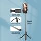 Techsuit Selfie Stick with Remote Control, 100cm - Techsuit (S05) - Black 5949419123595 έως 12 άτοκες Δόσεις