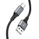 Hoco Cablu de Date USB la Lightning, 3A, 3m - Hoco Honest (X92) - Black 6931474788771 έως 12 άτοκες Δόσεις