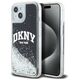 DKNY case for iPhone 15 Plus 6,7&quot; DKHCP15MLBNAEK black HC liquid glitters w arch logo 3666339270766