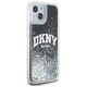 DKNY case for iPhone 15 Plus 6,7&quot; DKHCP15MLBNAEK black HC liquid glitters w arch logo 3666339270766