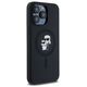 Karl Lagerfeld case for iPhone 15 Pro Max 6,7&quot; KLHMP15XSCMKCRHK black HC Magsafe silicone kc heads ring 3666339254070