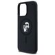 Karl Lagerfeld case for iPhone 15 Pro Max 6,7&quot; KLHMP15XSCMKCRHK black HC Magsafe silicone kc heads ring 3666339254070